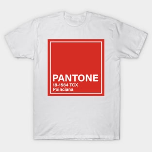 pantone 18-1564 TCX Poinciana T-Shirt